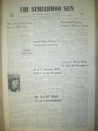 The Semiahmoo Sun and White Rock Weekly, September 27, 1956 (Page 1)