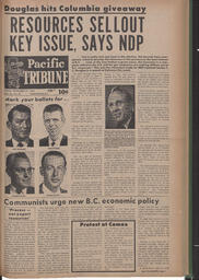   The Pacific Tribune - Friday, September 27, 1963   , page 1