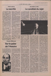 Le Soleil de Colombie, April 22, 1988, page 19