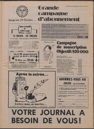 Le Soleil de Colombie, January 16, 1976, page 11