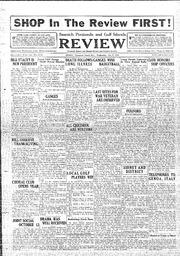 Saanich Peninsula And Gulf Islands Review Wed, October 5, 1932 (Page 1)