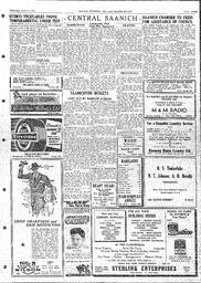 Saanich Peninsula And Gulf Islands Review Wed, April 16, 1952 (Page 3)