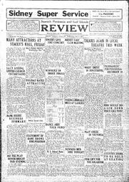 Saanich Peninsula And Gulf Islands Review Wed, December 5, 1934 (Page 1)