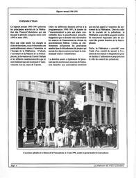   RAPPORT ANNUEL - FFCB, 1990-1991   , page 4