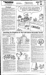 The Review Wed, November 4, 1987 (Page 4)