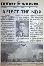   The Western Canadian Lumber Worker, Vol. XXXIII, No. 17, 2nd Issue Aug. 1966   , page 1