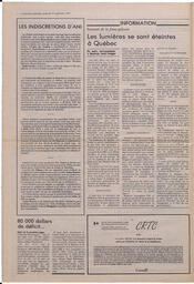 Le Soleil de Colombie, September 25, 1987, page 4
