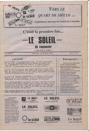 Le Soleil de Colombie, April 24, 1992, page 9