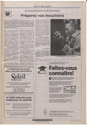 Le Soleil de Colombie, April 16, 1993, page 13
