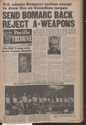   The Pacific Tribune - Friday, April 5, 1963   , page 1