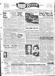 Saanich Peninsula And Gulf Islands Review Wed, February 18, 1959 (Page 1)