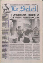 Le Soleil de Colombie-Britannique, September 22, 1995, page 1