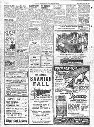 Saanich Peninsula And Gulf Islands Review Wed, August 22, 1956 (Page 10)