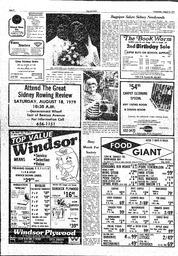 The Sidney Review Wed, August 15, 1979 (Page 12)
