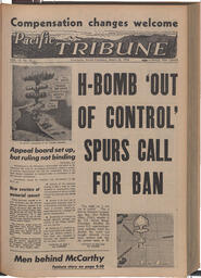   The Pacific Tribune - Friday, March 26, 1954   , page 1
