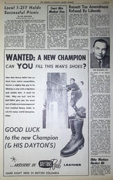   The Western Canadian Lumber Worker, Vol. XXX, No. 15, 1st Issue Aug. 1963   , page 2
