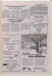 Le Soleil de Colombie-Britannique, June 14, 1996, page 7