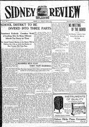 Sidney And Islands Review Fri, June 19, 1914 (Page 1)