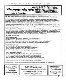   LE MOUSTIQUE PACIFIQUE, 2003   , page 21