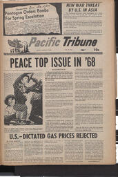   The Pacific Tribune - Friday, January 5, 1968   , page 1