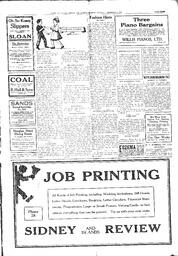 Sidney And Islands Review Thu, December 9, 1920 (Page 3)