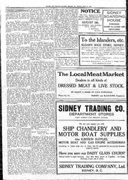 Sidney And Islands Review Fri, July 24, 1914 (Page 6)