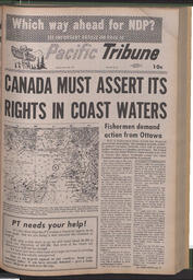   The Pacific Tribune - Friday, May 28, 1971   , page 1