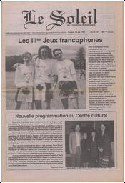 Le Soleil de Colombie-Britannique, May 13, 1994, page 1