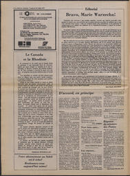 Le Soleil de Colombie, July 22, 1977, page 2