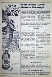   The Western Canadian Lumber Worker, Vol. XXXII, No. 4, 2nd Issue Feb. 1965   , page 9