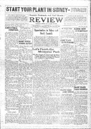Saanich Peninsula And Gulf Islands Review Thu, April 11, 1929 (Page 1)