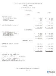   ÉTATS FINANCIERS - EN, 1998   , page 4