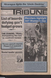   The Pacific Tribune - Wednesday, March 13, 1985   , page 1