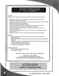   LE TRAIT D'UNION, 2005   , page 6
