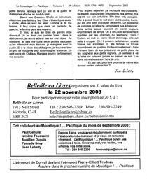   LE MOUSTIQUE PACIFIQUE, 2003   , page 15