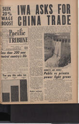   The Pacific Tribune - Friday, March 1, 1957   , page 1