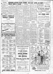 Saanich Peninsula And Gulf Islands Review Wed, April 2, 1958 (Page 7)