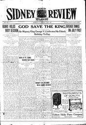 Sidney And Islands Review Thu, June 3, 1915 (Page 1)