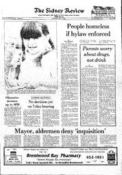 The Sidney Review Wed, May 21, 1980 (Page 1)
