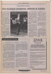 Le Soleil de Colombie, May 1, 1992, page 15