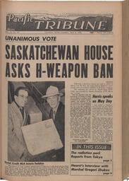   The Pacific Tribune - Friday, April 8, 1955   , page 1