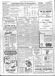 Saanich Peninsula And Gulf Islands Review Wed, September 19, 1951 (Page 3)