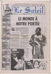 Le Soleil de Colombie-Britannique, June 30, 1995, page 1