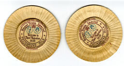 Milk jar inspection seal: [1939]