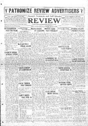 Saanich Peninsula And Gulf Islands Review Wed, February 3, 1932 (Page 1)