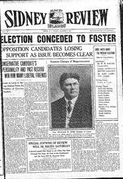 Sidney And Islands Review Fri, December 5, 1913 (Page 1)