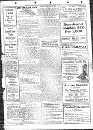 Sidney And Islands Review Thu, January 18, 1923 (Page 4)