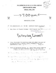 1992-02-24 - City of Port Coquitlam - Committee - Agenda