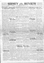 Sidney And Islands Review Thu, June 24, 1926 (Page 1)