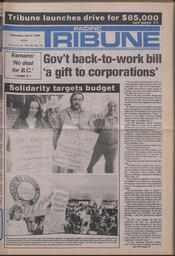   The Pacific Tribune - Wednesday, April 4, 1984   , page 1